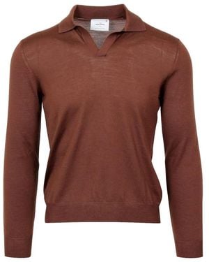Gran Sasso Polo Shirts - Marrón