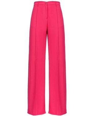 Pinko Wide Trousers - Pink
