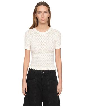 Sea Round-Neck Knitwear - Blanco