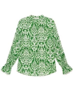 Maliparmi Dreamscape Ikat Shirt - Grün
