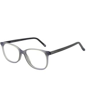 Andy Wolf Accessoires ,Grijs ,Wol Volledig Montuur Rechthoekig Optisch Frame - Metallic