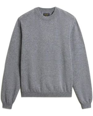 Woolrich Lambswool Crewneck Gg12 - Grijs
