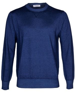 Kangra Round-Neck Knitwear - Blauw
