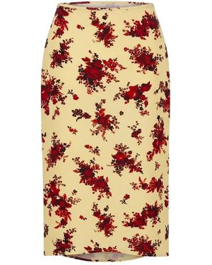Jil Sander Midi Skirts - Oranje
