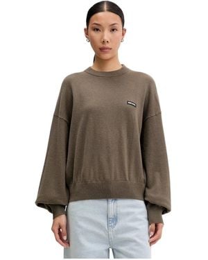 ROTATE BIRGER CHRISTENSEN Round-Neck Knitwear - Marron