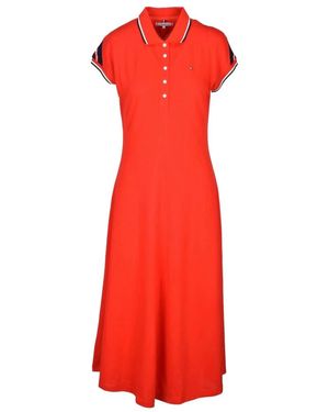 Tommy Hilfiger Midi Dresses - Rosso