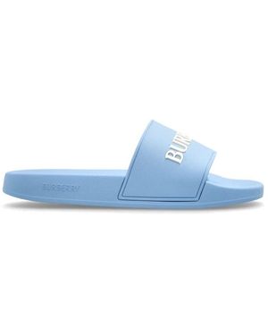 Burberry Logo Slides - Blau