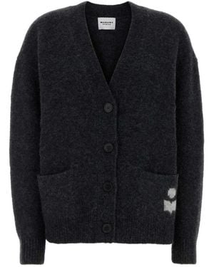 Isabel Marant Truien & Vesten ,Grijs ,Nylon Eborah Cardigan - Zwart
