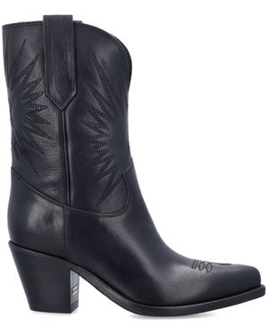 Golden Goose Cowboy Boots - Bleu