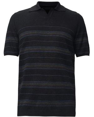 Roberto Collina Polo Hemden - Zwart