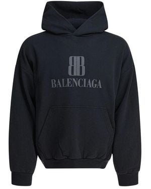 Balenciaga Hoodies - Blue