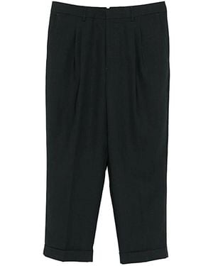 Ami Paris Wide Trousers - Black