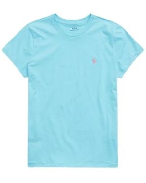 Polo Ralph Lauren Tops ,Blauw ,Katoen Katoenen T-Shirt
