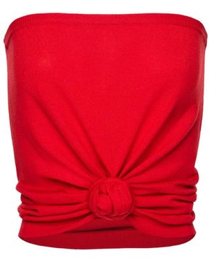 Magda Butrym Tops ,Rood ,Katoen Tops