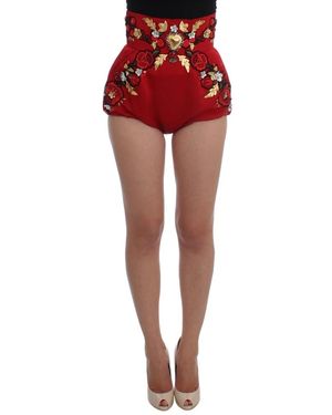 Dolce & Gabbana Short Shorts - Red
