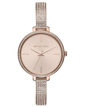 Michael Kors Accessoires ,Roze ,Jaryn Pavé Horloge - Metallic