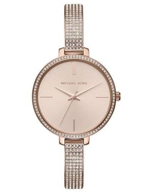 Michael Kors Accessoires ,Roze ,Jaryn Pavé Horloge - Metallic