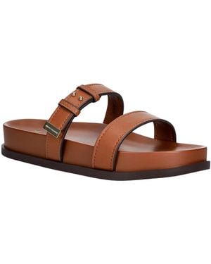 ARMANI EXCHANGE Schoenen ,Bruin ,Leer Slippers