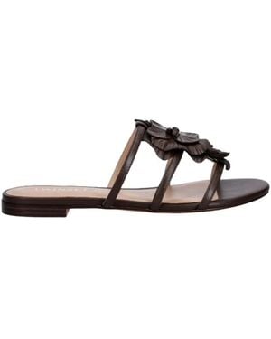 Twinset Sliders - Marrone