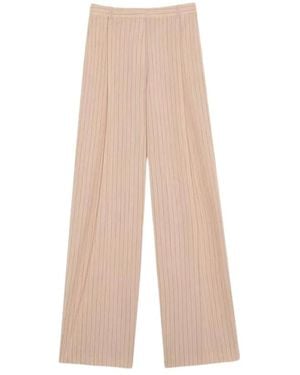 Nina Ricci Wide Trousers - Neutro