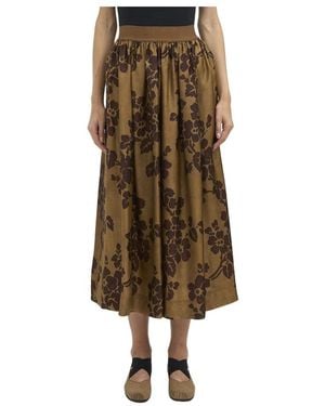 Uma Wang Midi Skirts - Marrone