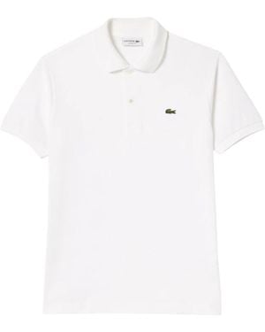Lacoste Polo Shirts - White