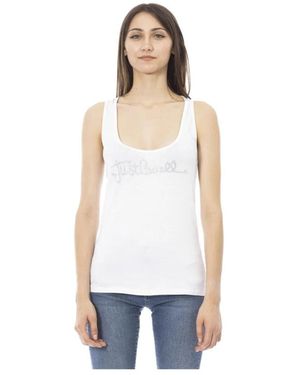 Just Cavalli Sleeveless Tops - White