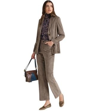 Maliparmi Cord-Samt Hose - Braun