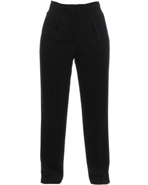 Forte Forte Straight Trousers - Nero