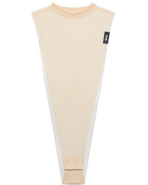 Gcds Tops ,Roze ,Polyester Omgekeerde Driehoek Bodysuit - Naturel