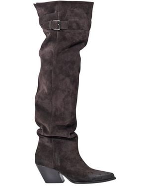 Elena Iachi Over-Knee Boots - Brown