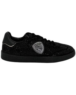 Blauer Sneakers - Negro