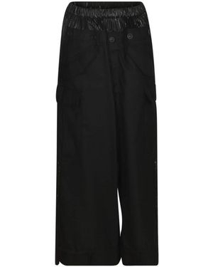 Junya Watanabe Wide Trousers - Black