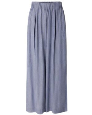 Sessun Wide Trousers - Blu