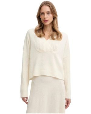 Benetton V-Neck Knitwear - Neutro