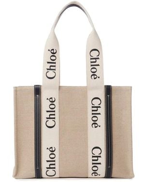 Chloé Tote Bags - Neutro