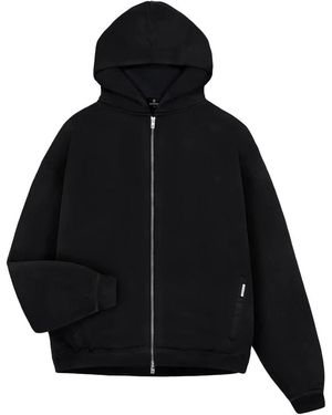 Represent Hoodies & Sweatvesten ,Zwart Knitwear Initial Zip Hoodie