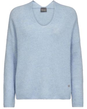 Mos Mosh V-Neck Knitwear - Azul