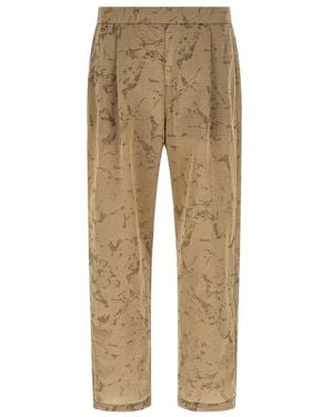 Laminar Straight Trousers - Natural