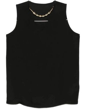Fabiana Filippi Sleeveless Tops - Black