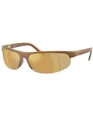 Miu Miu Mu A02S 16Y8G1 Sonnenbrillen - Mettallic