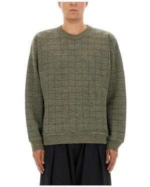 Maison Margiela Round-Neck Knitwear - Green