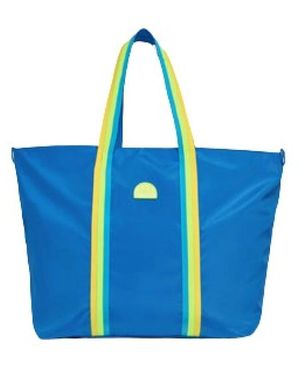 Sundek Borsa Bon Tote Met Regenboogdetails - Blauw
