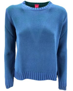ALESSANDRO ASTE Round-Neck Knitwear - Blauw