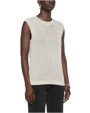Golden Goose Sleeveless Tops - Neutro