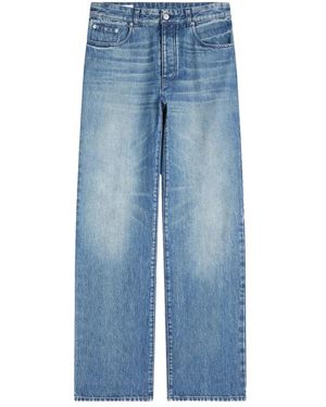 Dries Van Noten Straight Jeans - Azul