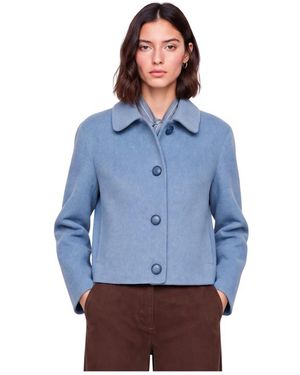Kocca Jassen ,Blauw ,Gekorte Jas Op Maat