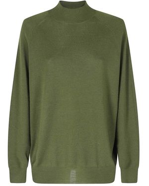 Aspesi Truien & Vesten ,Groen ,Wol Mod 3375 Trui