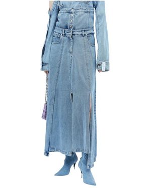 ROKH Denim Skirts - Azul