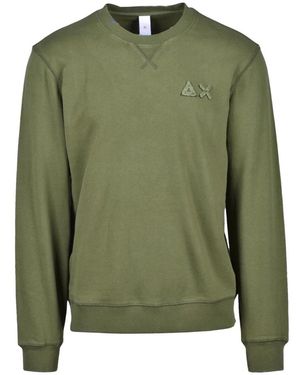 Sun 68 Cotton Sweatshirt - Groen